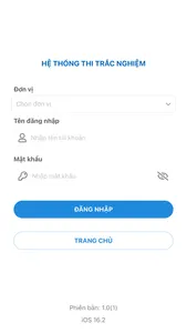 Thi trắc nghiệm trực tuyến screenshot 0