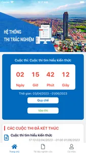 Thi trắc nghiệm trực tuyến screenshot 1