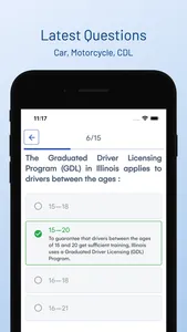 Illinois DMV Driver Test Prep screenshot 0
