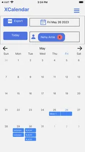 Xcalendar - Parascadd screenshot 0