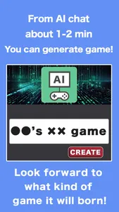 AI game creator screenshot 1