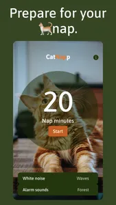 CatNapp - Timer for power naps screenshot 0