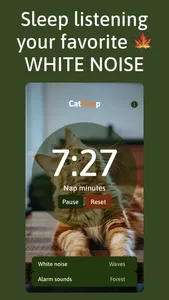 CatNapp - Timer for power naps screenshot 1