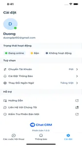 Chat CRM screenshot 2