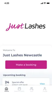 Just Lashes Newcastle screenshot 0