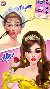 Magic Princes Dress up, Makeup screenshot 2