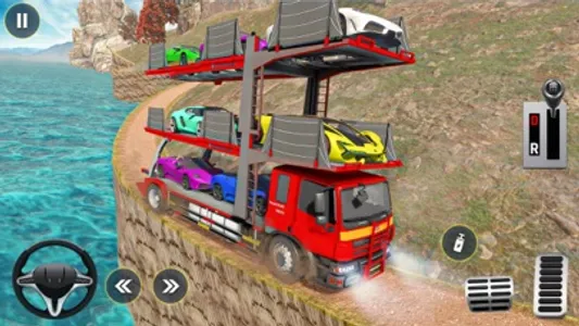 Crazy Car Transport Truck Sim screenshot 2