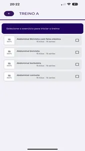 App Fitness academia e treino screenshot 2
