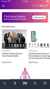 Fitsbest screenshot 1