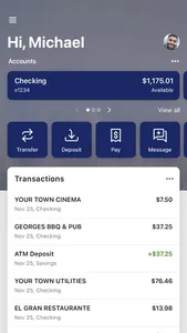 PCSB One-Touch Banking screenshot 1