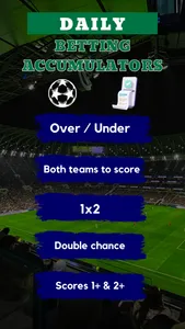 Daily Football Betting Tips screenshot 0