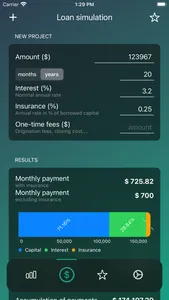 Loan payment calculator $ screenshot 2