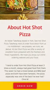 Hot Shot Pizza York screenshot 4