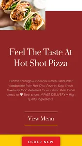 Hot Shot Pizza York screenshot 5