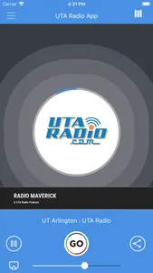 UTA Radio App screenshot 1