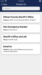 Elkhart County Sheriff IN screenshot 1