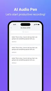 AI Audio Pen screenshot 2