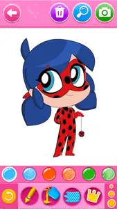 Ladybug Coloring & Magic Block screenshot 1