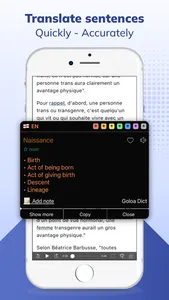 TODAI: Learn French by News screenshot 2