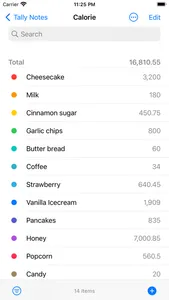 Tally Notes - Calculate Total screenshot 1