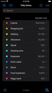 Tally Notes - Calculate Total screenshot 5