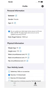 Ciary - Calorie Calculator screenshot 0