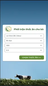 Khẩu phần ăn cho bò (Trà Vinh) screenshot 0