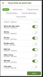 Khẩu phần ăn cho bò (Trà Vinh) screenshot 1