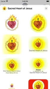 Sacred Heart of Jesus stickers screenshot 1