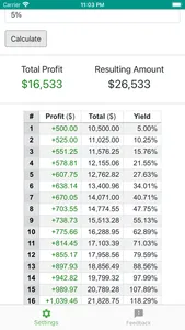 Calculator: Compound Interest screenshot 1