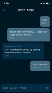 ESP32 Chat screenshot 1