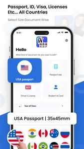 Passport Photo Maker & ID App screenshot 1