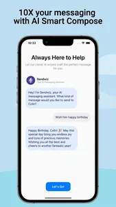 Sendwiz - AI Message Scheduler screenshot 0