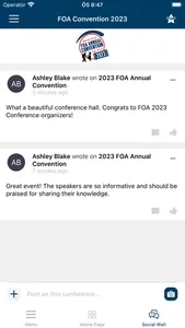 FOA Convention 2023 screenshot 2