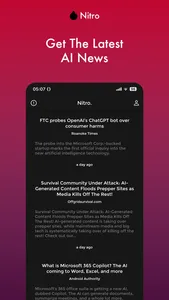 Nitro - The Latest AI News screenshot 0