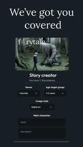 fAIrytale: AI story generator screenshot 1