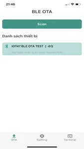 BLE OTA screenshot 0