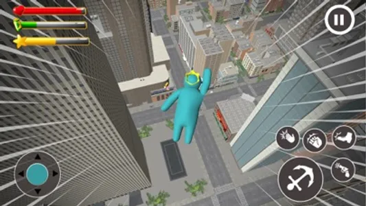 Rainbow Rope Hero Friends 3D screenshot 2