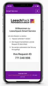 Loeschpack Smart Service screenshot 1