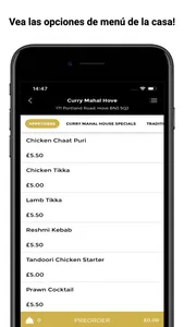 Curry Mahal App screenshot 1