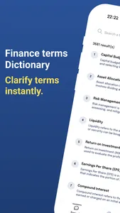 Finance Terms Dictionary screenshot 0