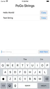 PoGo Strings screenshot 1