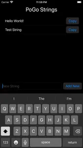 PoGo Strings screenshot 2