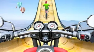 Crazy Bike Stunt Driving Games screenshot 2