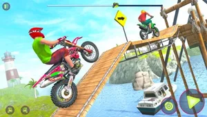 Crazy Bike Stunt Driving Games screenshot 4