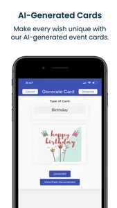 Birthday AI Reminders & Cards screenshot 0