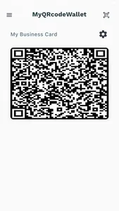 MyQRcodeWallet screenshot 1