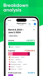 Webasyst Cash Flow & Forecast screenshot 3