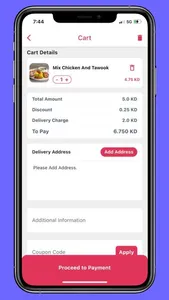 Uniweb Restaurant App screenshot 1