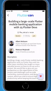 Fluttercon Berlin 2023 screenshot 4